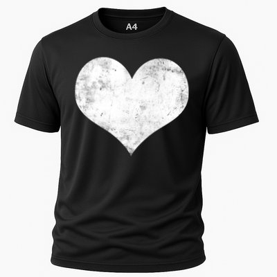 Cute Heart Valentines Day Vintage Distressed Performance Shirt