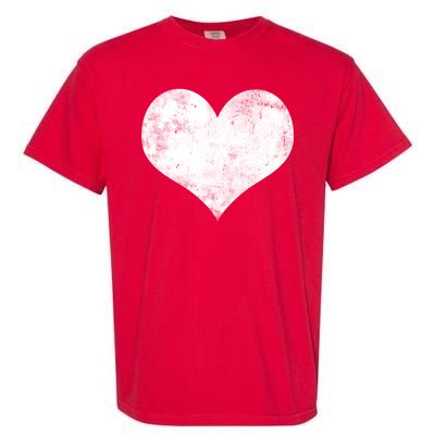 Cute Heart Valentines Day Vintage Distressed Garment-Dyed Heavyweight T-Shirt