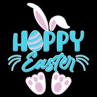 Cute Hoppy Happy Easter Bunny  Cooling Performance Crew T-Shirt