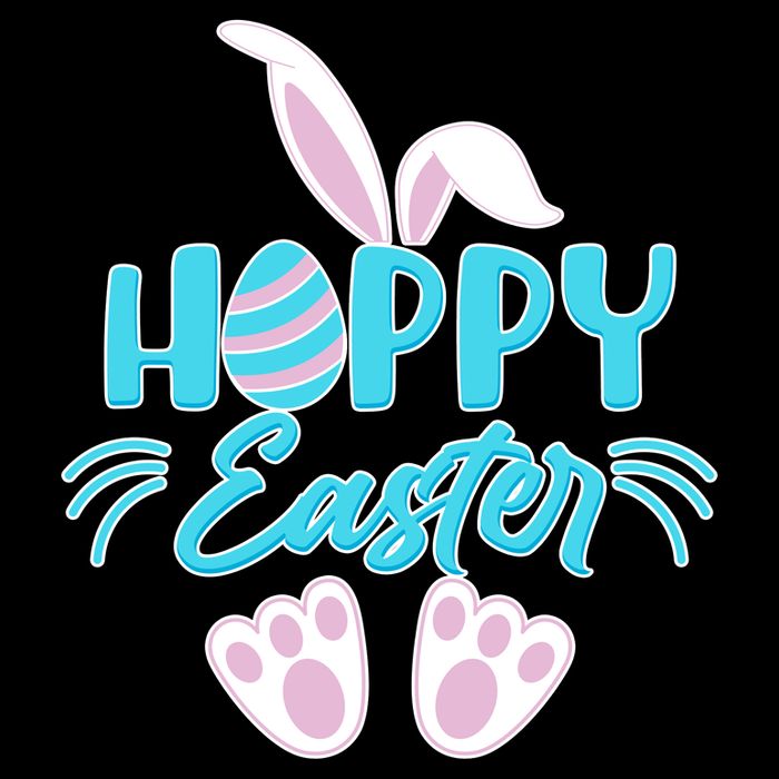 Cute Hoppy Happy Easter Bunny  Cooling Performance Crew T-Shirt