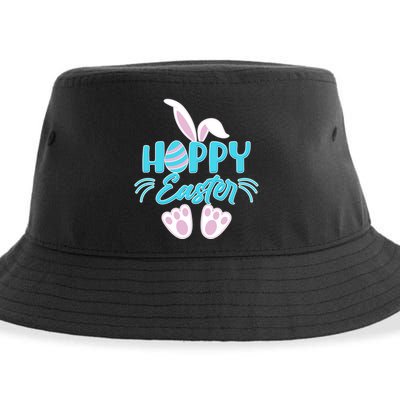 Cute Hoppy Happy Easter Bunny  Sustainable Bucket Hat