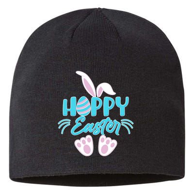 Cute Hoppy Happy Easter Bunny  Sustainable Beanie