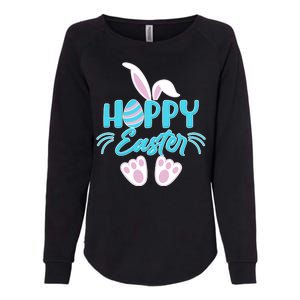 Cute Hoppy Happy Easter Bunny  Womens California Wash Sweatshirt