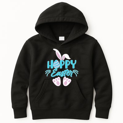 Cute Hoppy Happy Easter Bunny  Kids Hoodie