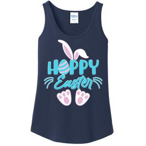 Cute Hoppy Happy Easter Bunny  Ladies Essential Tank