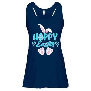 Cute Hoppy Happy Easter Bunny  Ladies Essential Flowy Tank