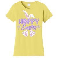 Cute Hoppy Happy Easter Bunny  Women's T-Shirt