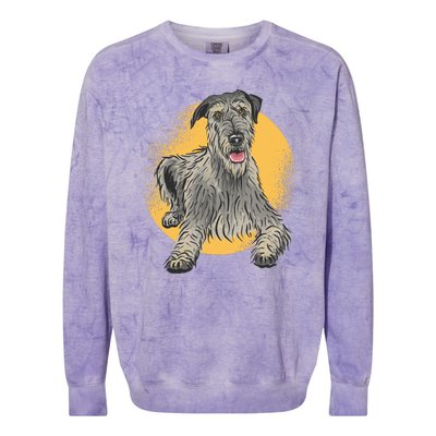 Cute Hound Dog Colorblast Crewneck Sweatshirt