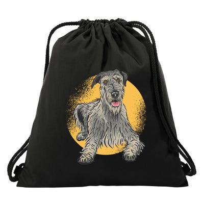 Cute Hound Dog Drawstring Bag