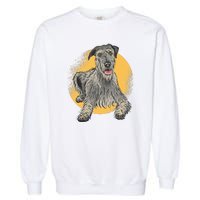 Cute Hound Dog Garment-Dyed Sweatshirt