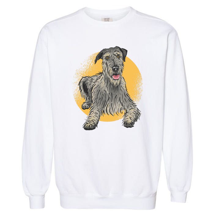 Cute Hound Dog Garment-Dyed Sweatshirt