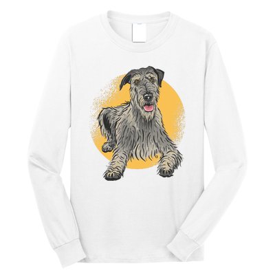 Cute Hound Dog Long Sleeve Shirt