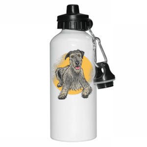 Cute Hound Dog Aluminum Water Bottle