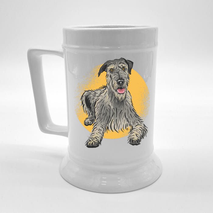 Cute Hound Dog Beer Stein