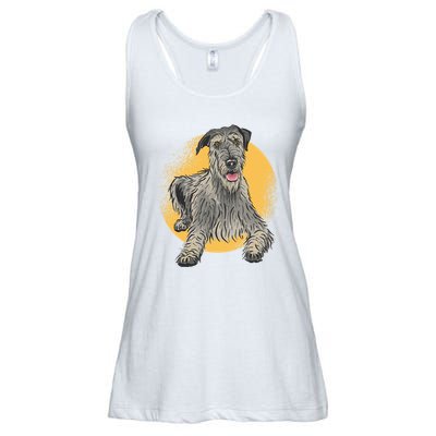 Cute Hound Dog Ladies Essential Flowy Tank