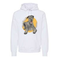 Cute Hound Dog Premium Hoodie