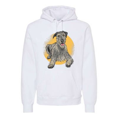 Cute Hound Dog Premium Hoodie