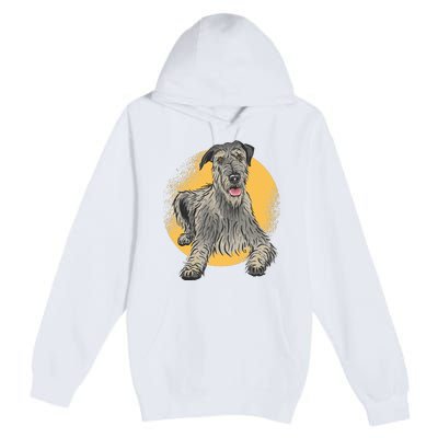 Cute Hound Dog Premium Pullover Hoodie