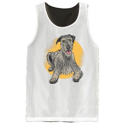 Cute Hound Dog Mesh Reversible Basketball Jersey Tank