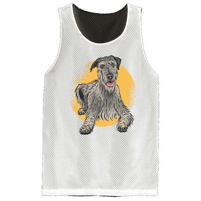 Cute Hound Dog Mesh Reversible Basketball Jersey Tank