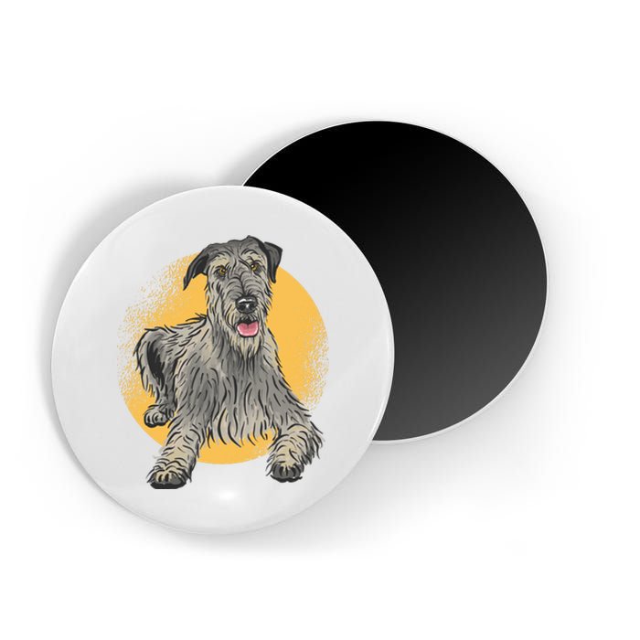 Cute Hound Dog Magnet