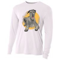 Cute Hound Dog Cooling Performance Long Sleeve Crew