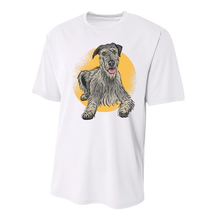 Cute Hound Dog Performance Sprint T-Shirt