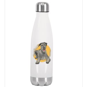 Cute Hound Dog Stainless Steel Insulated Water Bottle