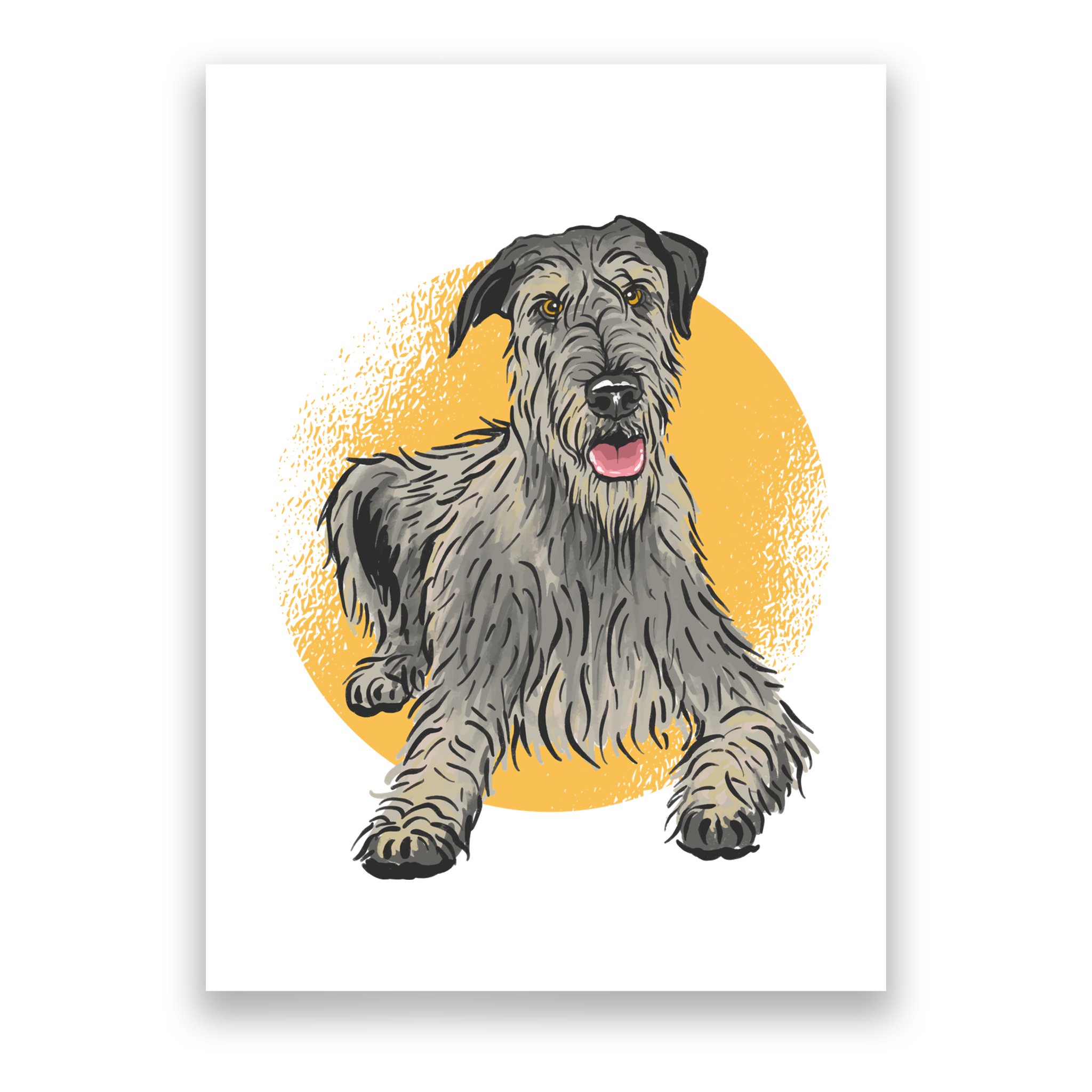 Cute Hound Dog Poster