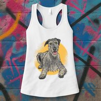 Cute Hound Dog Womens Tank Top