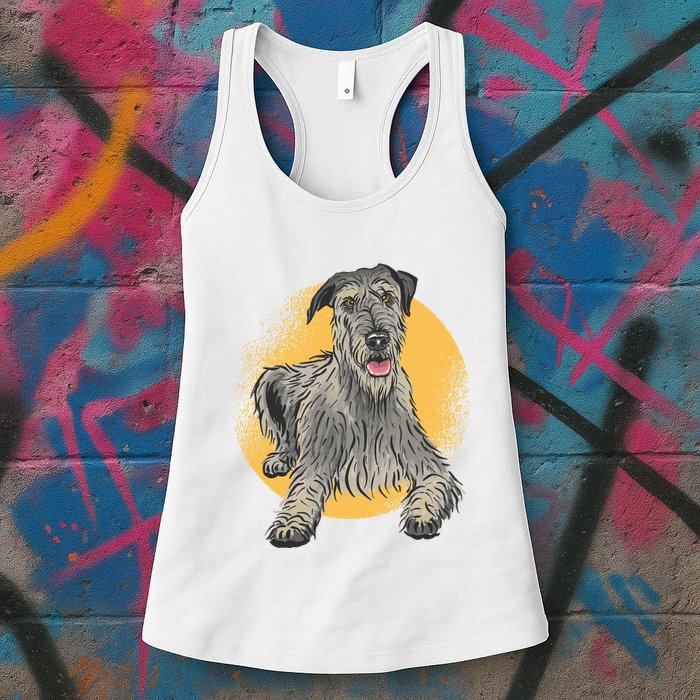 Cute Hound Dog Womens Tank Top