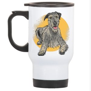 Cute Hound Dog Stainless Steel Travel Mug