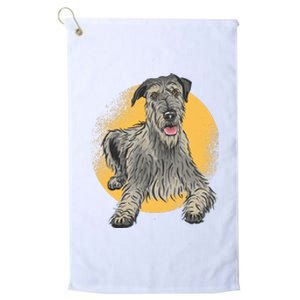 Cute Hound Dog Platinum Collection Golf Towel