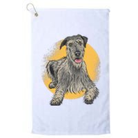 Cute Hound Dog Platinum Collection Golf Towel