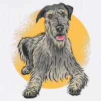 Cute Hound Dog Golf Towel