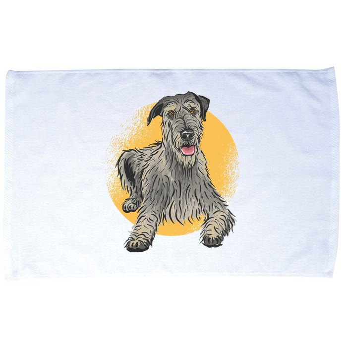 Cute Hound Dog Microfiber Hand Towel