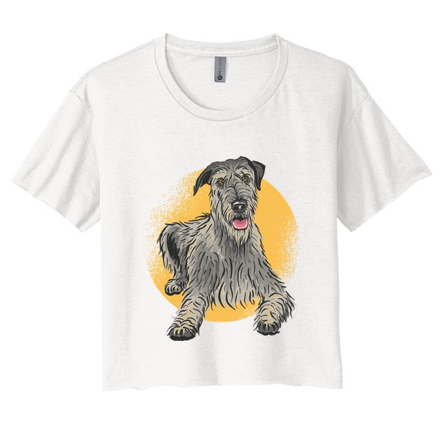 Cute Hound Dog Crop Top