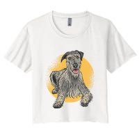 Cute Hound Dog Crop Top