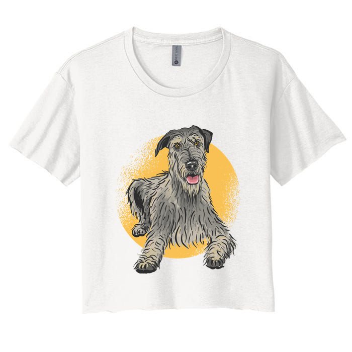 Cute Hound Dog Crop Top