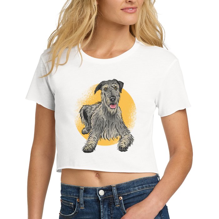 Cute Hound Dog Crop Top