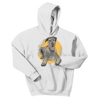 Cute Hound Dog Kids Hoodie