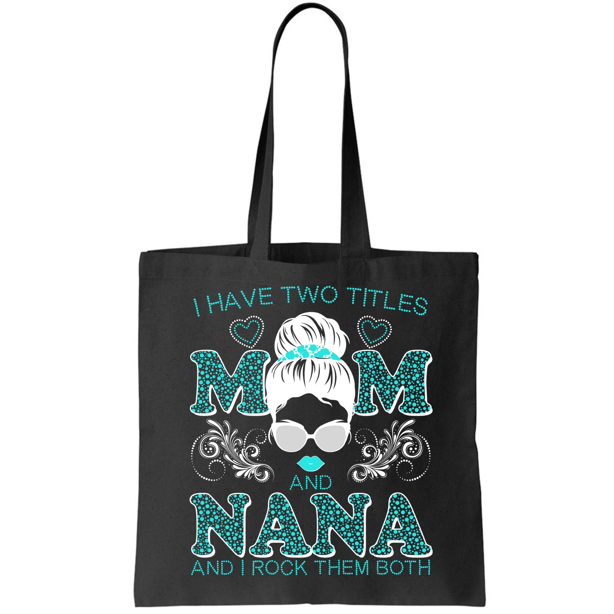 Cute I Have Two Titles Mom And Nana And I Rock Them Both Bag