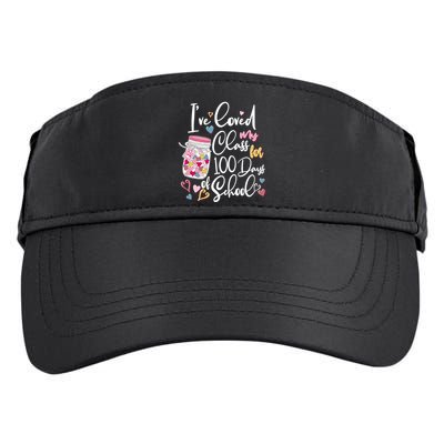 Cute I Loved My Class for 100 Days of School Valentine's Day Adult Drive Performance Visor