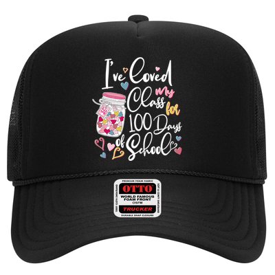 Cute I Loved My Class for 100 Days of School Valentine's Day Trucker Hat