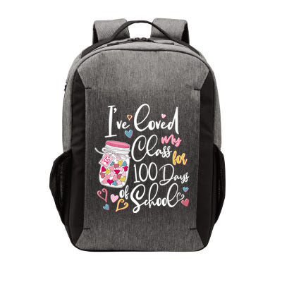 Cute I Loved My Class for 100 Days of School Valentine's Day Vector Backpack
