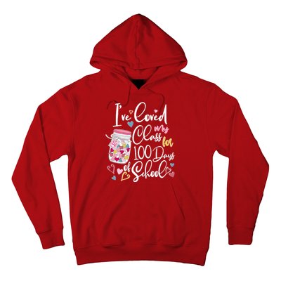 Cute I Loved My Class for 100 Days of School Valentine's Day Hoodie