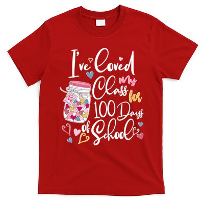 Cute I Loved My Class for 100 Days of School Valentine's Day T-Shirt
