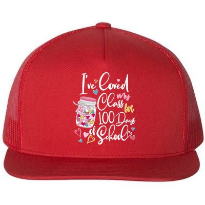 Cute I Loved My Class for 100 Days of School Valentine's Day Flatbill Hat