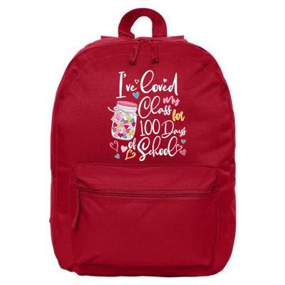 Cute I Loved My Class for 100 Days of School Valentine's Day 16 in Basic Backpack