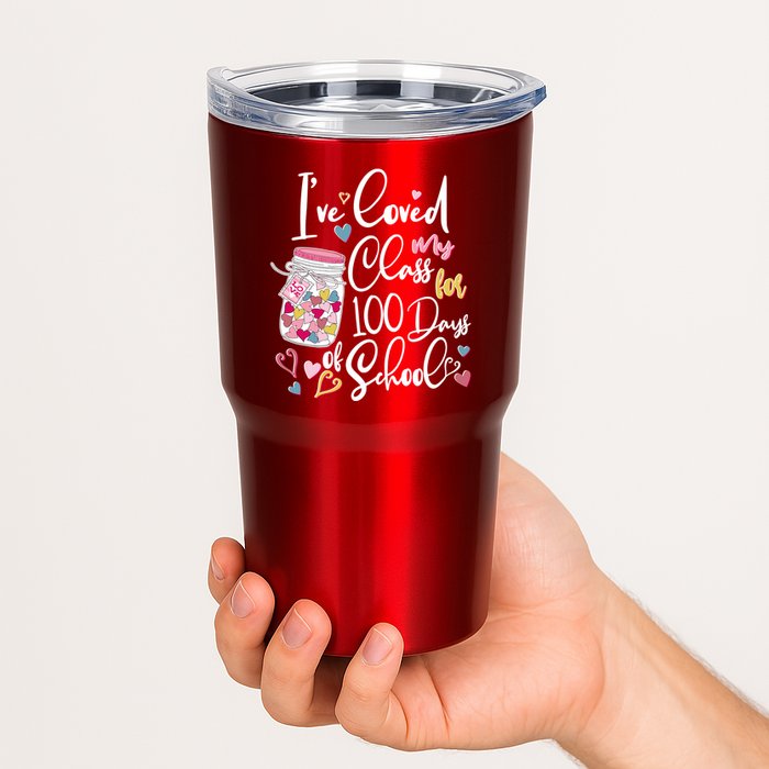 Cute I Loved My Class for 100 Days of School Valentine's Day Tumbler